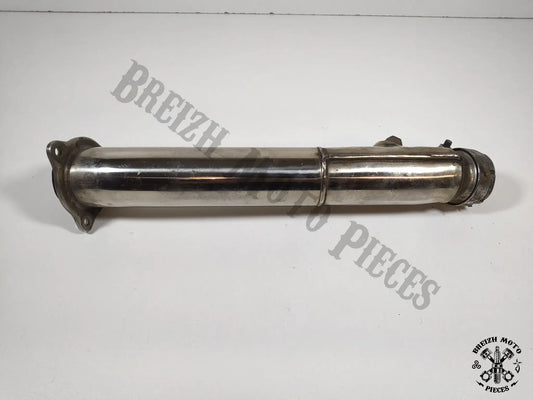 Tube intermédiaire silencieux droit