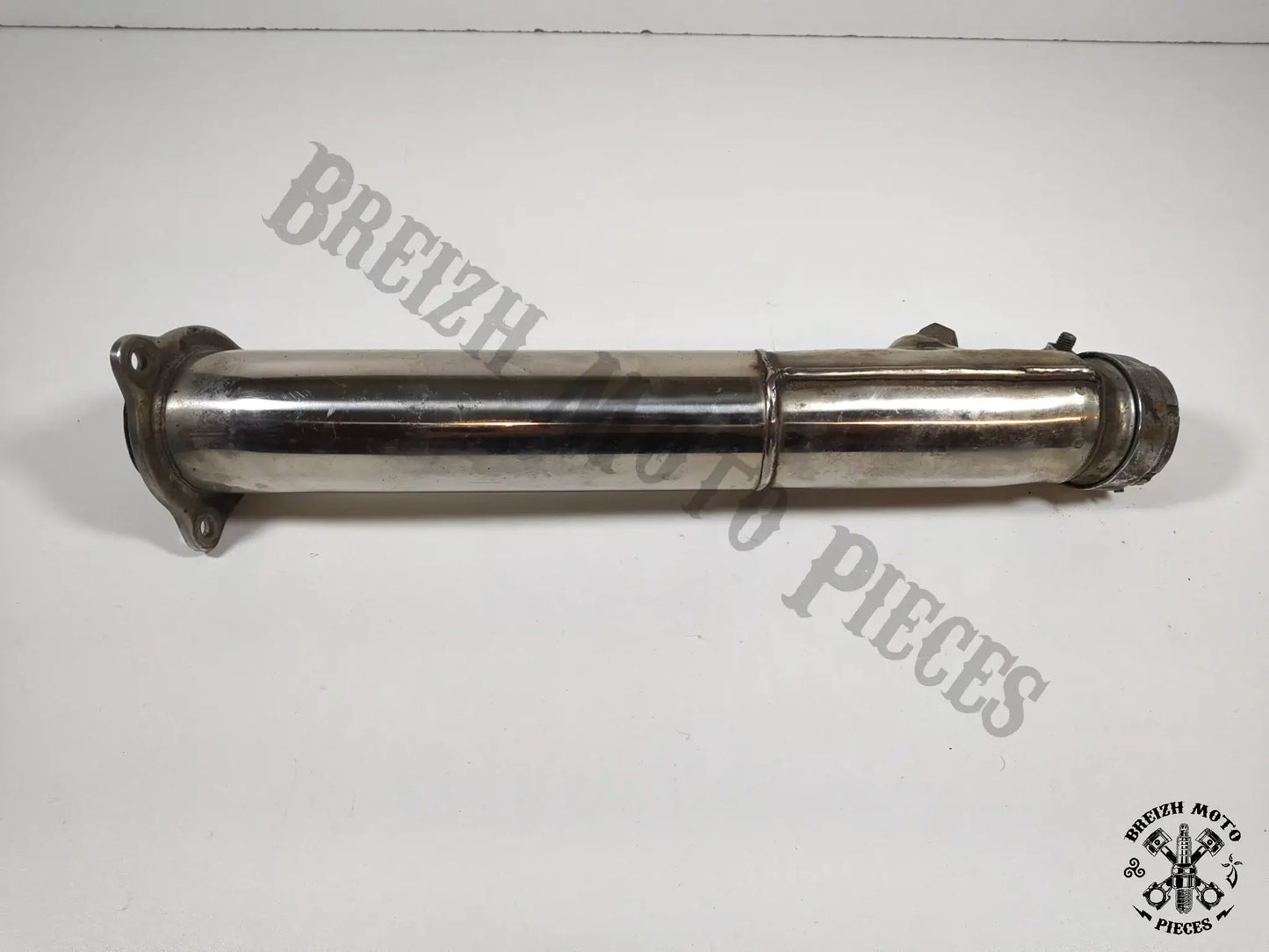 Tube intermédiaire silencieux droit