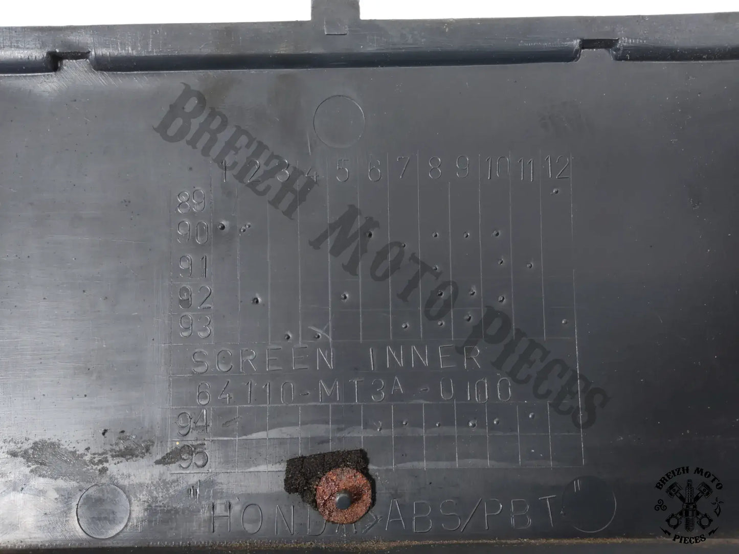 Carénage intérieur avant